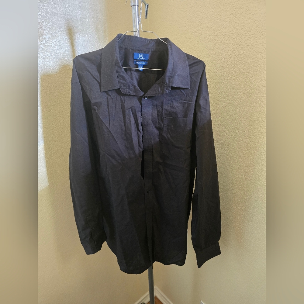 George Long Sleeve Button Up Shirt With Pocket